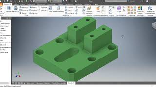 Aula 53  Modelamento 3D da Base da Polia no Inventor [upl. by Hillhouse843]