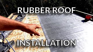 Installing the RoofKit EPDM Rubber Roof [upl. by Grange]