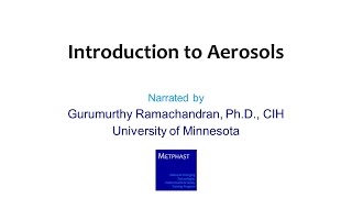 Module 4 Introduction to Aerosols [upl. by Lletniuq]