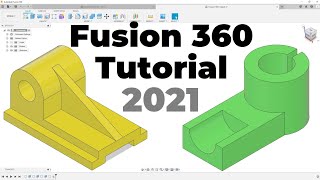 Fusion 360 Tutorial for Absolute Beginners 2021 [upl. by Shaner]