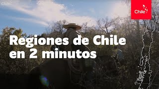 Regiones de Chile en 2 minutos [upl. by Fernandina801]