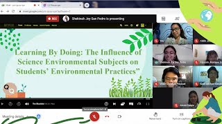 Virtual Oral Defense  Team Environmental Practices [upl. by Ahsirahc]