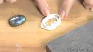 Art Jewelry  Setting a cabochon in a bezel part 1 [upl. by Aikemal989]