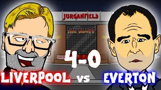 Liverpool vs Everton 40 Highlights Goals Jurgen Klopp song Merseyside Derby 2016 Parody [upl. by Herbert]