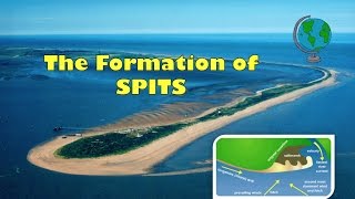 How Coastal Spits are formed  labelled diagram and explanation [upl. by Townshend]