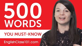 500 Words Every English Beginner Must Know [upl. by Oliver]