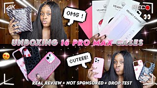 ✧˖° iPhone 16 PRO MAX CASE UNBOXING  Review  Velvet Caviar ✧˖°  Jazmine Tania [upl. by Teri976]