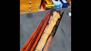 Cocobolo Bass Fretboard [upl. by Cynar]