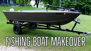 Aluminum Fishing Boat to BASS Boat Clean and Simple [upl. by Drarej]