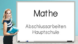 Ablauf MatheAbschlussprüfung Hauptschule 2022 Hessen [upl. by Yurt212]