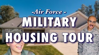 Military housing tour living on a military installation Grand Forks AFB ND  Elora Jean [upl. by Werd]