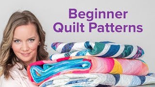 Easy Quilt Patterns for Beginners  3Part Beginner Quilting Series with Angela Walters [upl. by Airym]