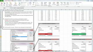 Ttest and Ftest in Excel using the Data Analysis Toolpak addin [upl. by Assyram915]