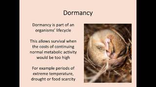 Higher Biology  25 Metabolism and Adverse Conditions [upl. by Kcirttap]