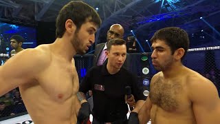 ZABIT Magomedsharipov SMASHES Artak Nazaryan TKO MMA fight HD [upl. by Aremihc]