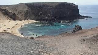 Playa de Papagayo Lanzarote snorkeling [upl. by Tedmund406]