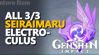 Seiraimaru Electroculus Genshin Impact All 33 [upl. by Tisbee]