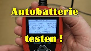 Autobatterie testen  Batterietester selber bauen [upl. by Mikel]