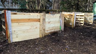 Building Compost Bins out of Pallets [upl. by Wamsley655]