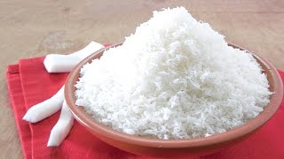 How to make Desiccated Coconut [upl. by Rovelli15]