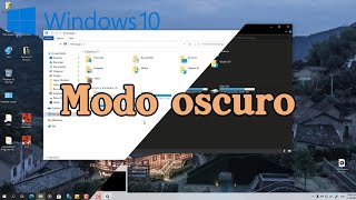 Como Activar y Desactivar el Modo Oscuro de Windows 10 [upl. by Ltihcox]