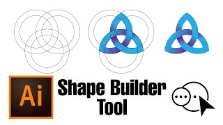 The Shape Builder Tool  Logo Design  Adobe Illustrator  Tutorial [upl. by Mayor163]