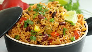 Mexican Rice Recipe  Easy One Pot Meal  How To Make Mexican Rice  Kanaks Kitchen [upl. by Bran564]