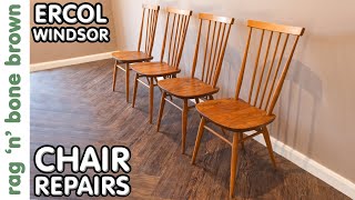 Repairing amp Restoring Ercol Windsor 684 Dining Chairs [upl. by Arimas]