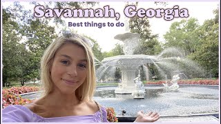 Best Things to Do in Savannah Georgia  Forsyth Park Tybee Island amp More [upl. by Vaules162]