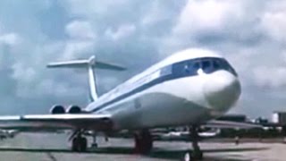 Aeroflot Ilyushin Il62M Promo Film  1973 [upl. by Namlaz]