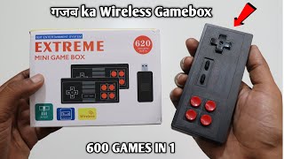 Best Mini Wireless Video Game Box  620 in 1 Game Box Unboxing amp Review  Chatpat toy tv [upl. by Ilam]