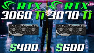 RTX 3060 Ti vs RTX 3070 Ti  How Big is The Difference [upl. by Wileen]