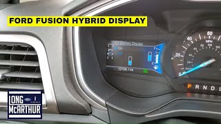 How to use the Ford Fusion Hybrid Productivity Display [upl. by Anaoy]