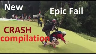 New Epic Crash compilation Fail paragliding [upl. by Aihsetan239]