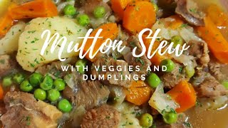 Mutton Stew with Vegetables and Dumplings [upl. by Cave472]