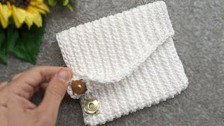 Crochet Wide Wallet [upl. by Yoccm]