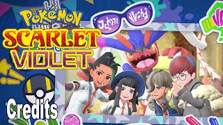 Pokemon Scarlet Violet Credits HD 1080P [upl. by Juley]