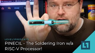 PINECIL  Soldering Iron wa RISCV Processor [upl. by Obbard]