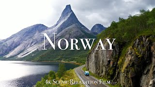 Norway 4K  Scenic Relaxation Film with Calming Music [upl. by Namqul]