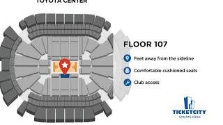 Toyota Center Seat Recommendations  The TicketCity Update Desk [upl. by Ramses288]