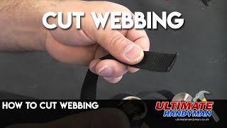 How to cut webbing [upl. by Emilee]