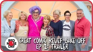 David Mitchell serves up grey sludge  The Great Comic Relief Bake Off [upl. by Darken]