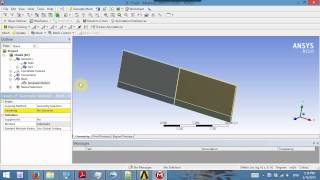 ANSYS Two Way Fluid Structure Interaction Part1 [upl. by Mahoney120]