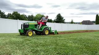 John Deer X739 with 647 Tiller [upl. by Pet]