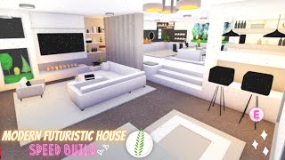 Modern Futuristic House Speed Build Part 1 Roblox Adopt Me [upl. by Asial]