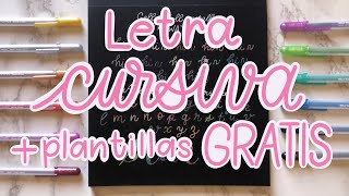 Letras en cursiva  plantillas GRATIS ✨ [upl. by Harraf677]