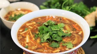 BETTER THAN TAKEOUT  Authentic Hot And Sour Soup Recipe 酸辣汤 [upl. by Haskell]