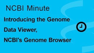 NCBI Minute Introducing the Genome Data Viewer NCBIs Genome Browser [upl. by Veejar]