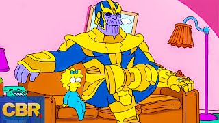 10 On Point Simpsons Marvel References Ranked [upl. by Gaynor]