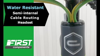 Semi Internal Cable Routing Headset Water Resistant Demo Install [upl. by Ennagroeg]